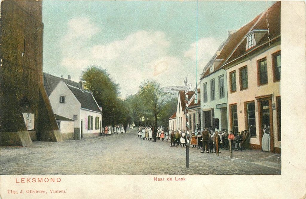 701-343-029 Lexmond Naar de Laak, Verzamelen, Ophalen of Verzenden, Voor 1920, Utrecht