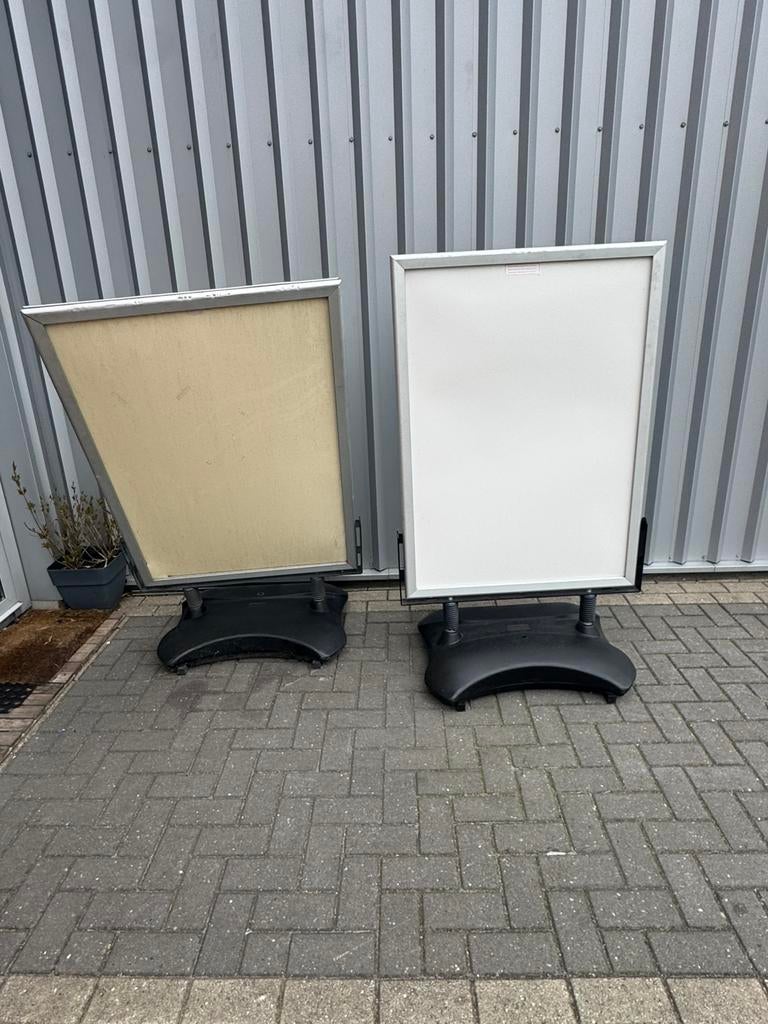2x reclamebord marketing, Ophalen of Verzenden, Zo goed als nieuw