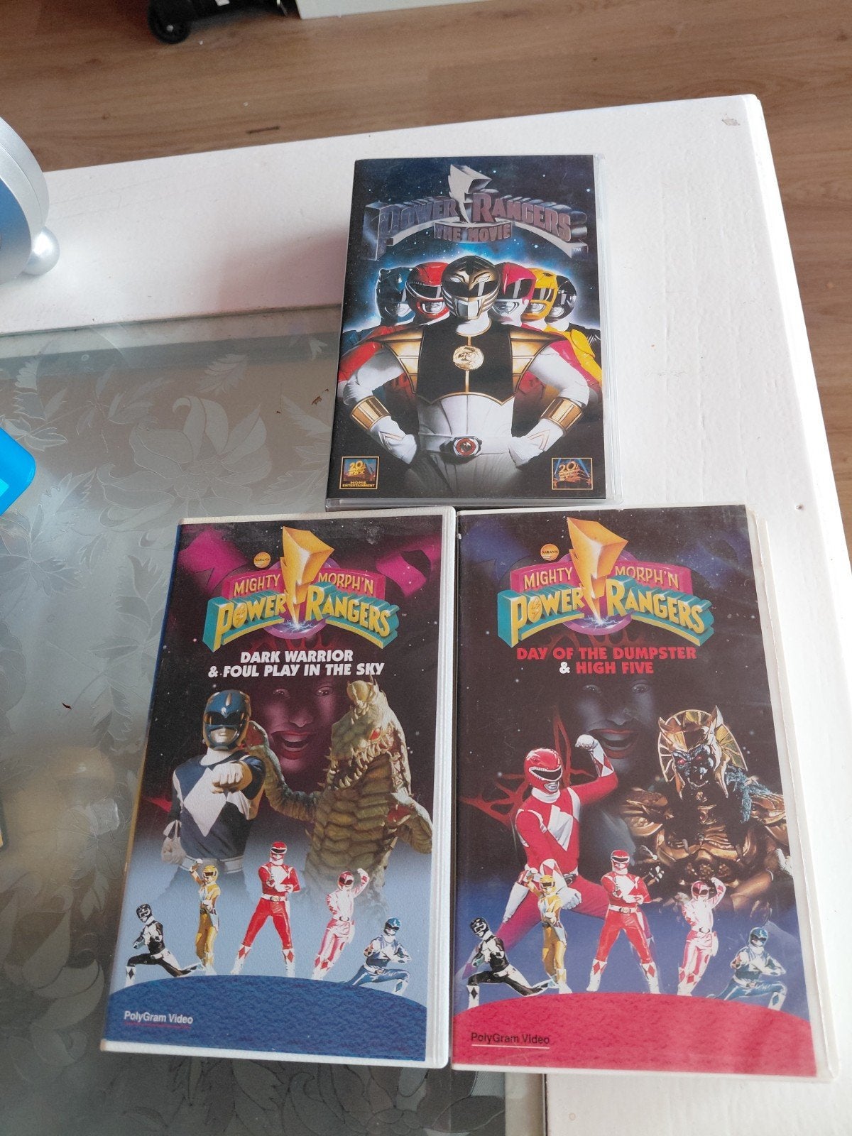 Mighty Morphin Power Rangers Movie + Serie op Vhs, Gebruikt, Serie, Alle leeftijden, Ophalen of Verzenden
