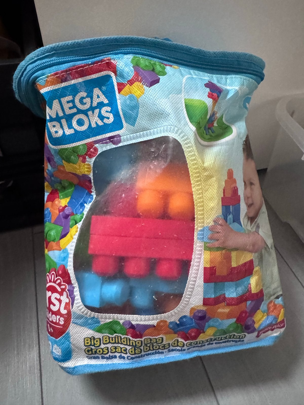Mega Bloks First Builders Big Building Bag, Kinderen en Baby's, Speelgoed | Bouwstenen, Ophalen of Verzenden, Gebruikt, Megabloks