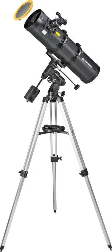 Bresser Spiegeltelescoop met statief en toebehoren, Audio, Tv en Foto, Optische apparatuur | Telescopen, Ophalen, 80 tot 200 mm