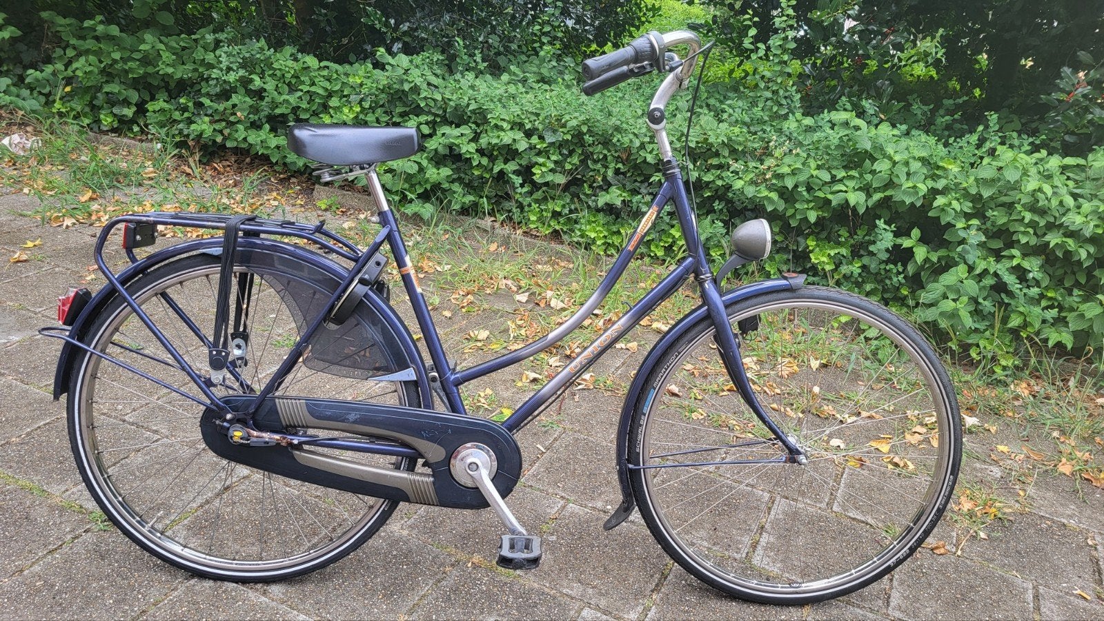 union damesfiets/ studenten fiets met grote beurt., Terugtraprem, Versnellingen, Ophalen, Overige merken