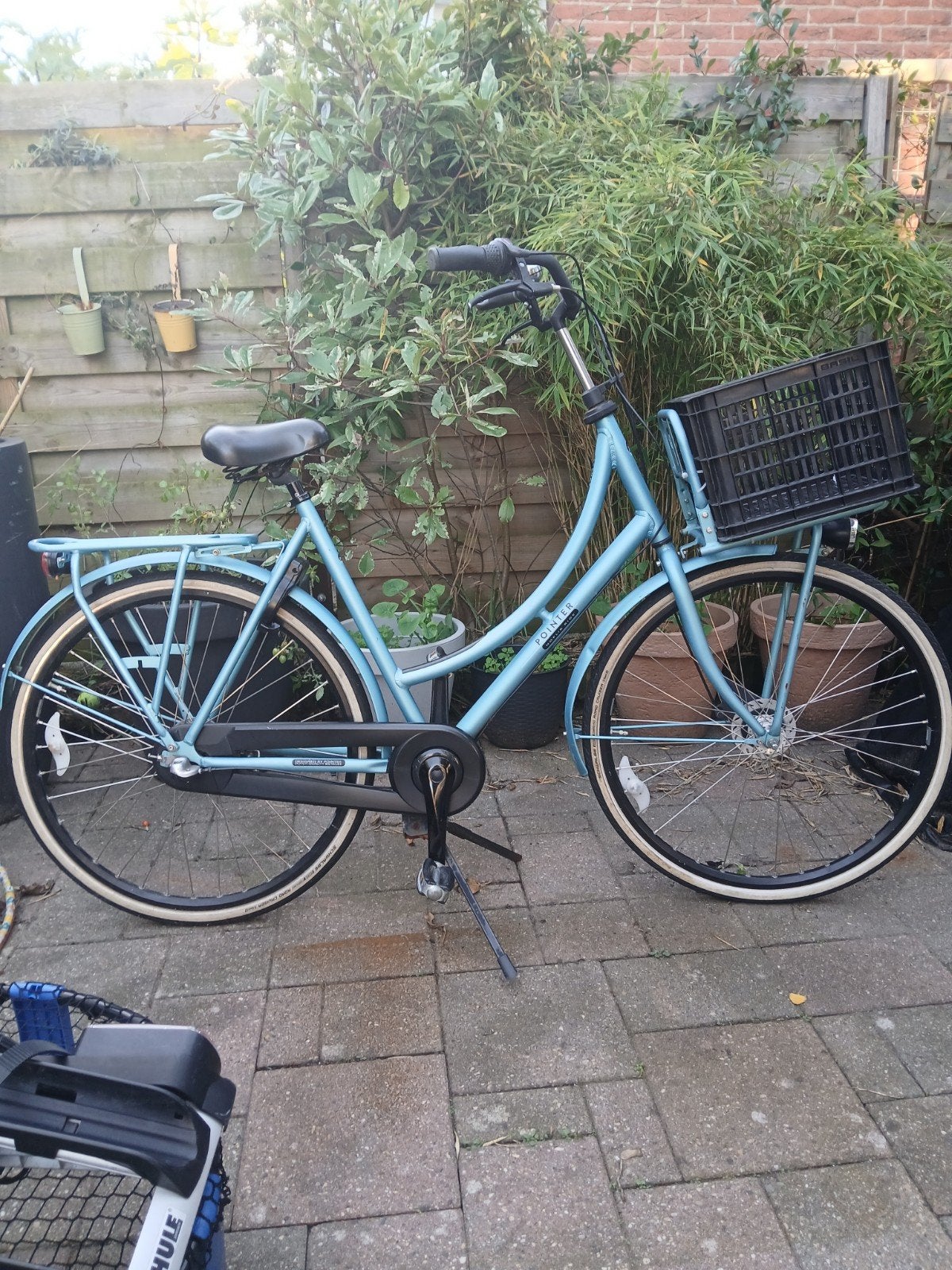 Pointer Damesfiets - 5 jaar oud, prima staat. met fietskrat, Fietsen en Brommers, Ophalen, Gebruikt, Overige merken, Versnellingen