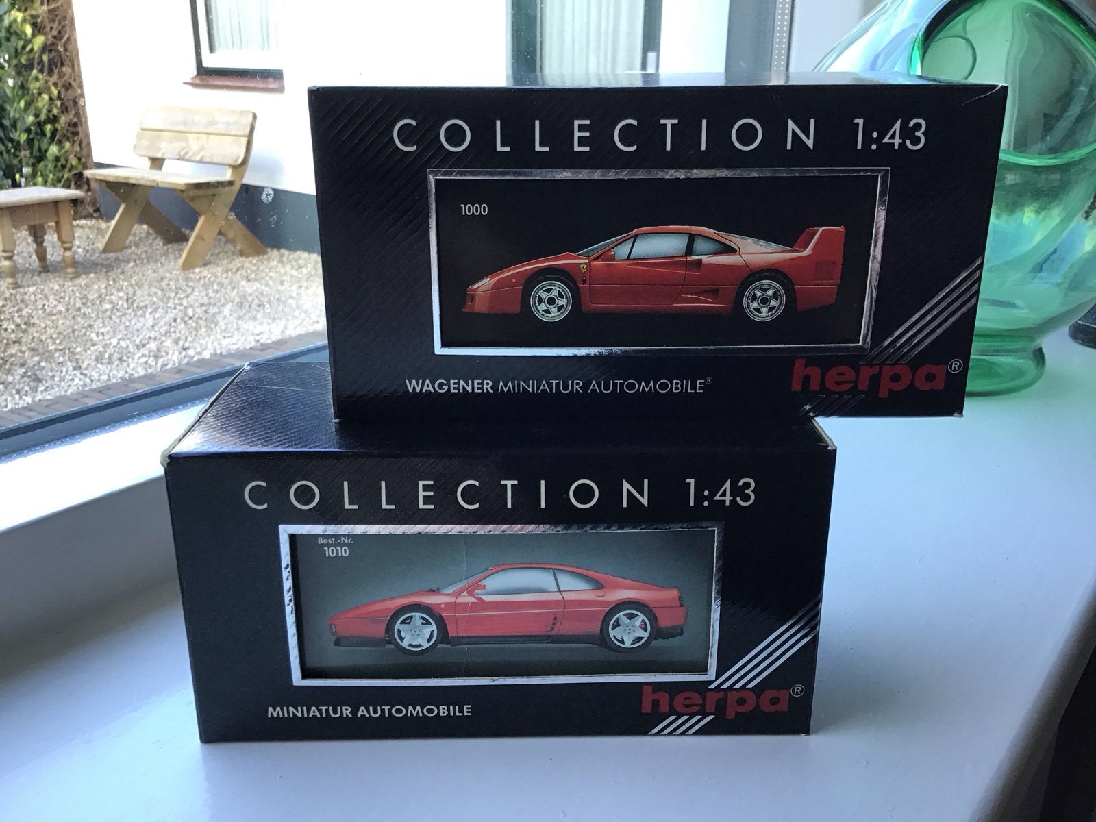 Herpa Ferrari F40 & 348 TB - Schaalmodellen 1:43, Ophalen of Verzenden, Nieuw, Auto