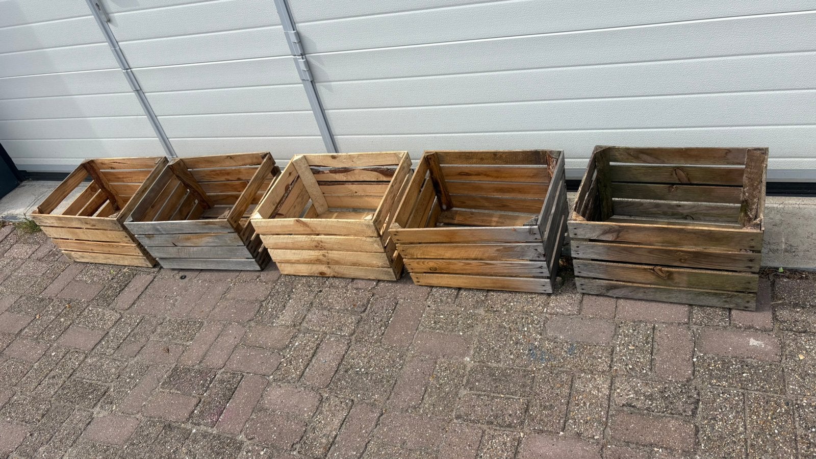 Veilingkisten onbedrukt, Ophalen, Gebruikt, X, X