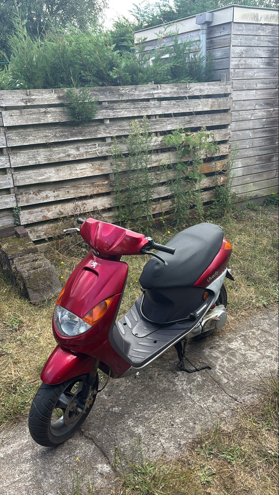 Peugeot Vivacity Scooter - Rood, Fietsen en Brommers, Scooters | Peugeot, Gebruikt, Maximaal 45 km/u, Ophalen of Verzenden, Benzine