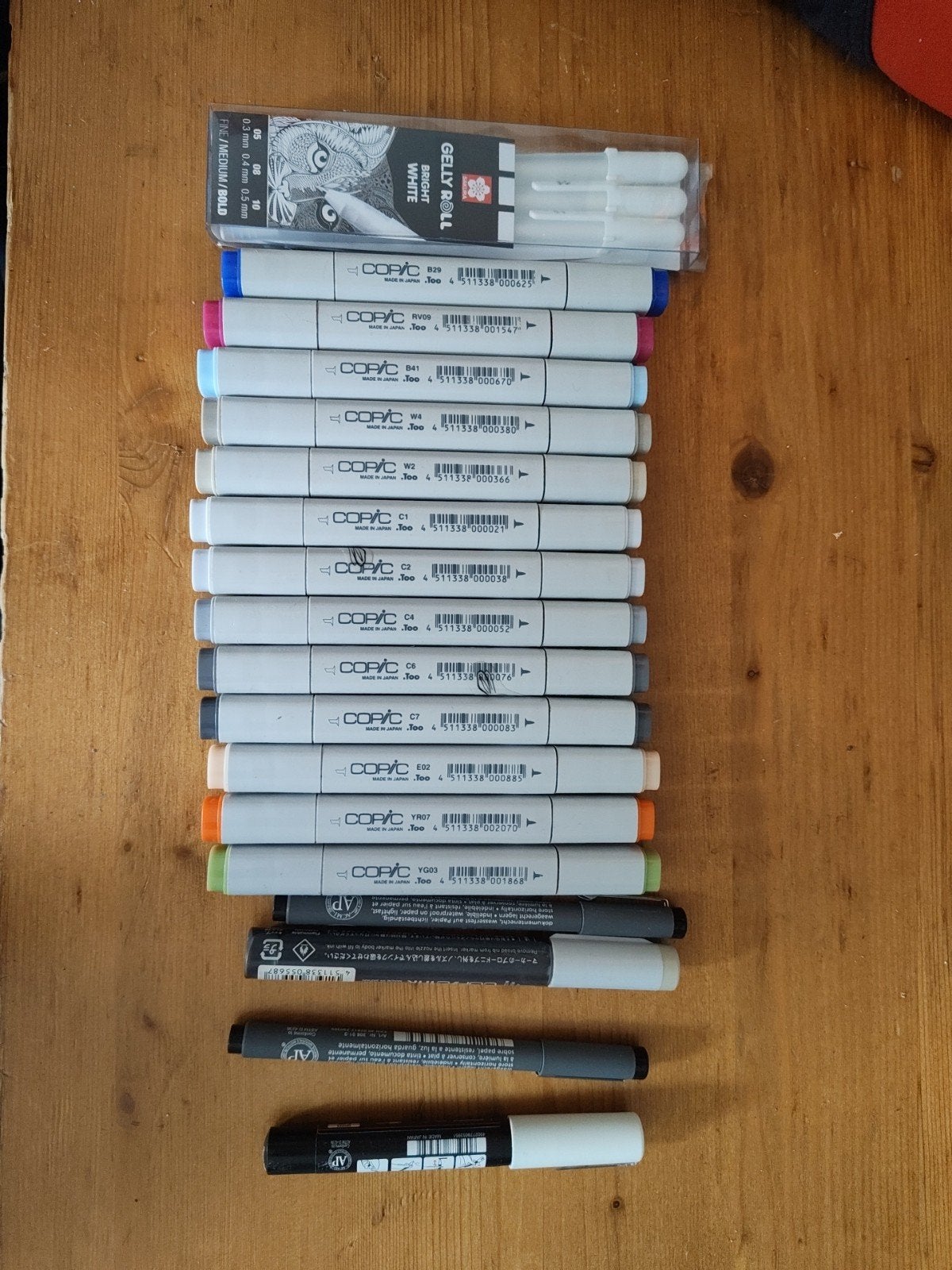Tekenset Copic Markers voor Sketching, Hobby en Vrije tijd, Tekenen, Ophalen of Verzenden, Gebruikt, Potlood of Stift