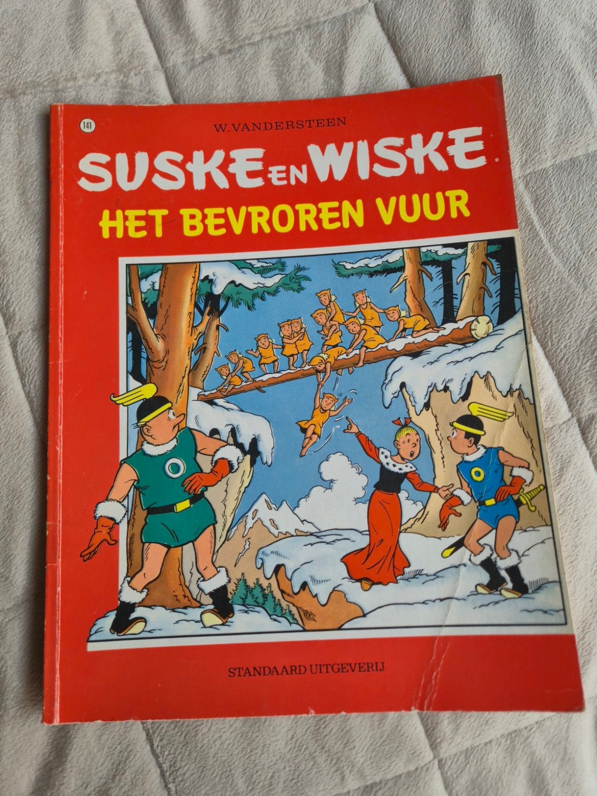 Suske en Wiske - Het Bevroren Vuur (nr. 141), Boeken, Stripboeken, Eén stripboek, Ophalen of Verzenden, Gelezen, W. Vandersteen