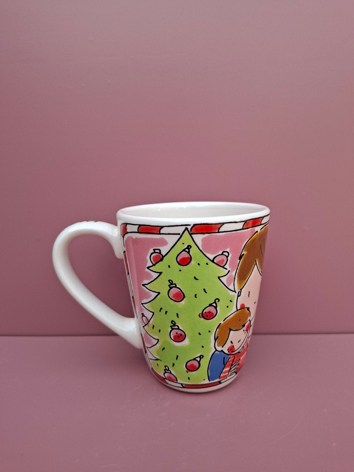 Blond Amsterdam kerst mok, Zo goed als nieuw, Aardewerk, Blond Amsterdam, Mok