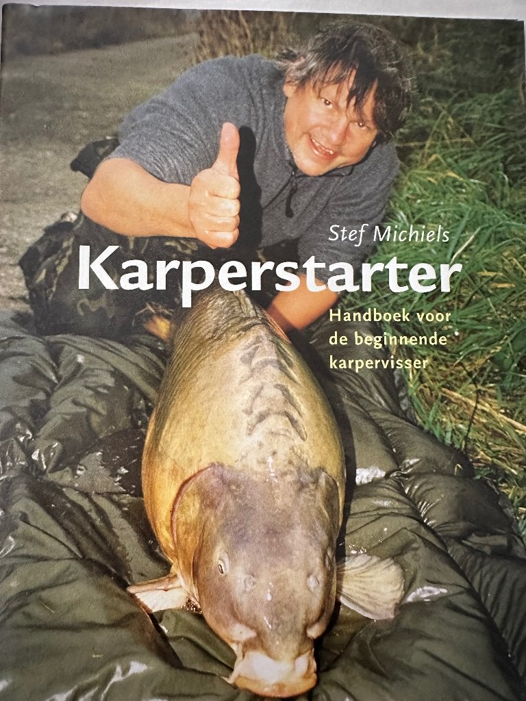 Karperstarter handboek voor beginnende karpervisse, Ophalen of Verzenden, Zo goed als nieuw, Stef michels, Overige onderwerpen