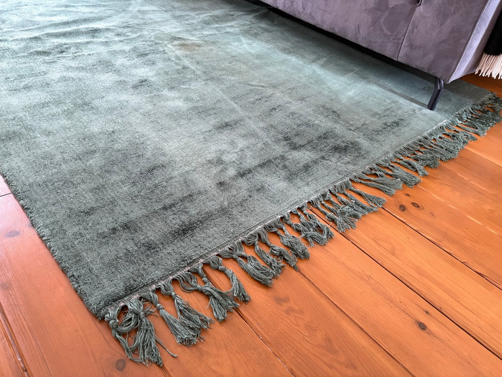 Groen vloerkleed - Loods 5, Huis en Inrichting, Stoffering | Tapijten en Kleden, Ophalen, Gebruikt, 150 tot 200 cm, 200 cm of meer