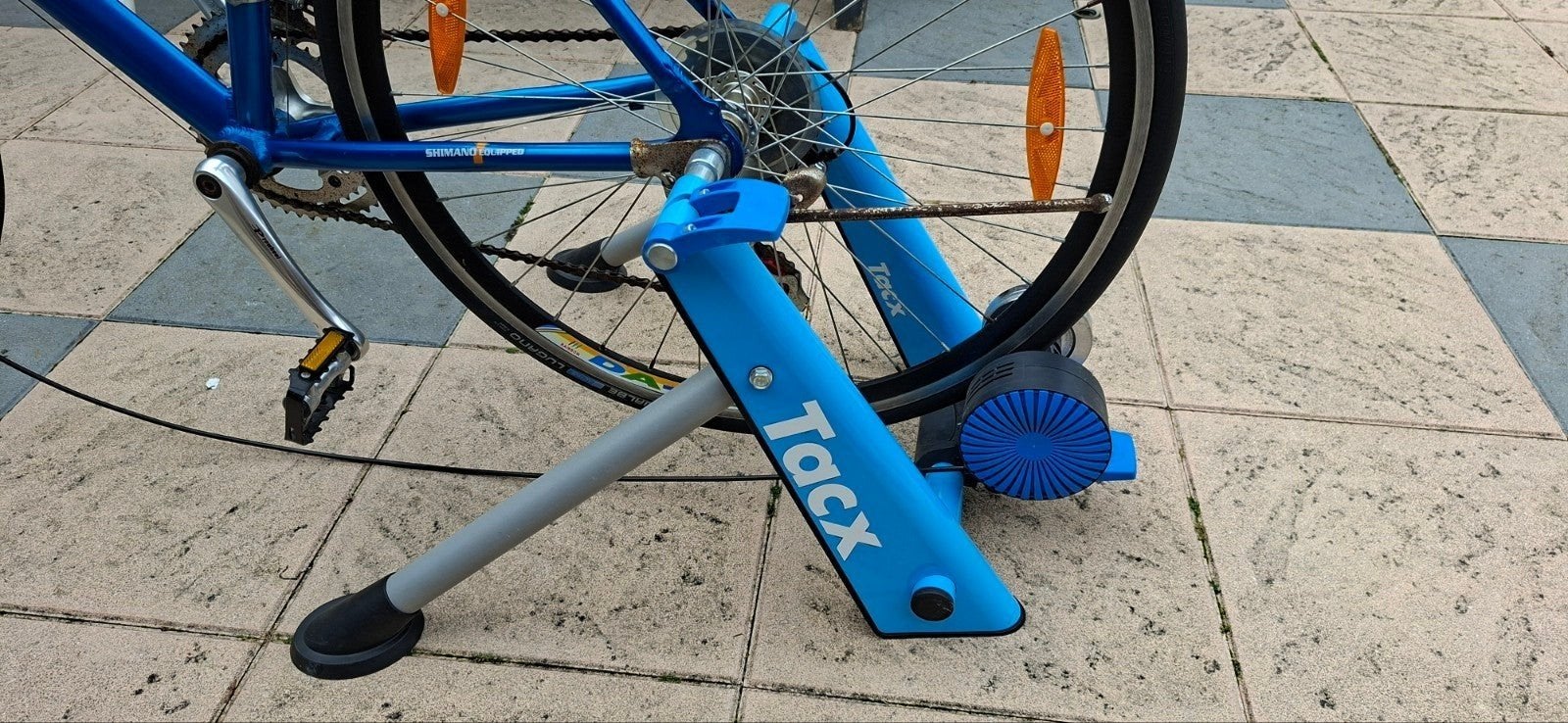 Tacx trainer voor racefiets/wielrenfiets, Ophalen, Zo goed als nieuw, Metaal, Benen