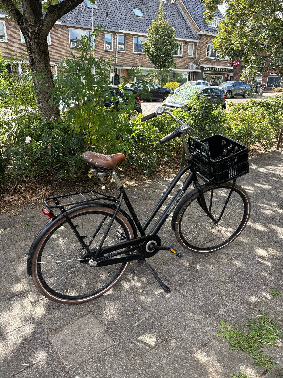 Stevige transportfiets met krat, 53 tot 56 cm, Ophalen, Gebruikt, Sparta