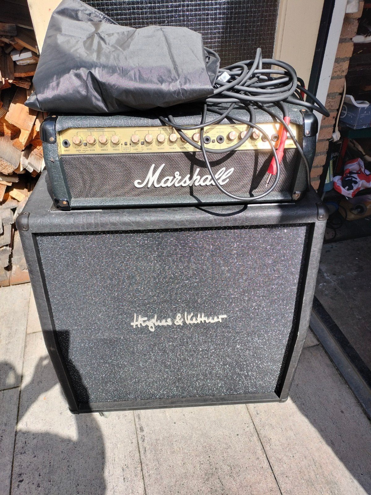 Marshall Valvestate 8100 /Hughes & Kettner CC 412 A 25, Muziek en Instrumenten, Ophalen