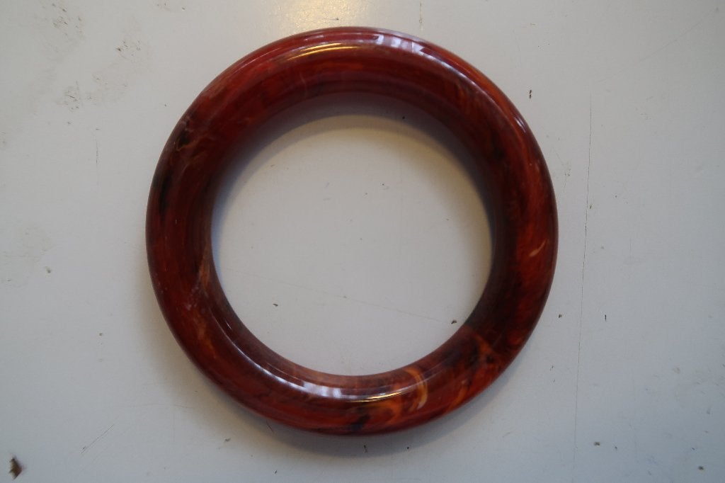 armband-bakelieten armband,diameter 6,5 cm binnen, Ophalen of Verzenden, Zo goed als nieuw, Bruin, Overige materialen