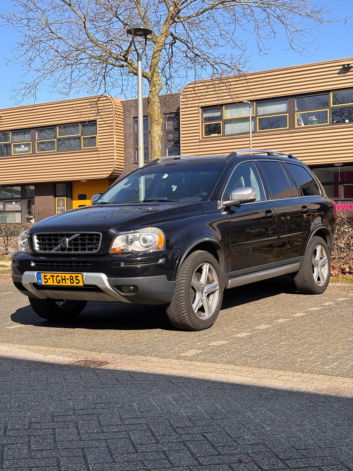 Volvo XC90 3.2 Geartronic Exe/sport 5-SEAT 2009 Zwart, Auto's, 238 pk, Zwart, Zwart, Leder