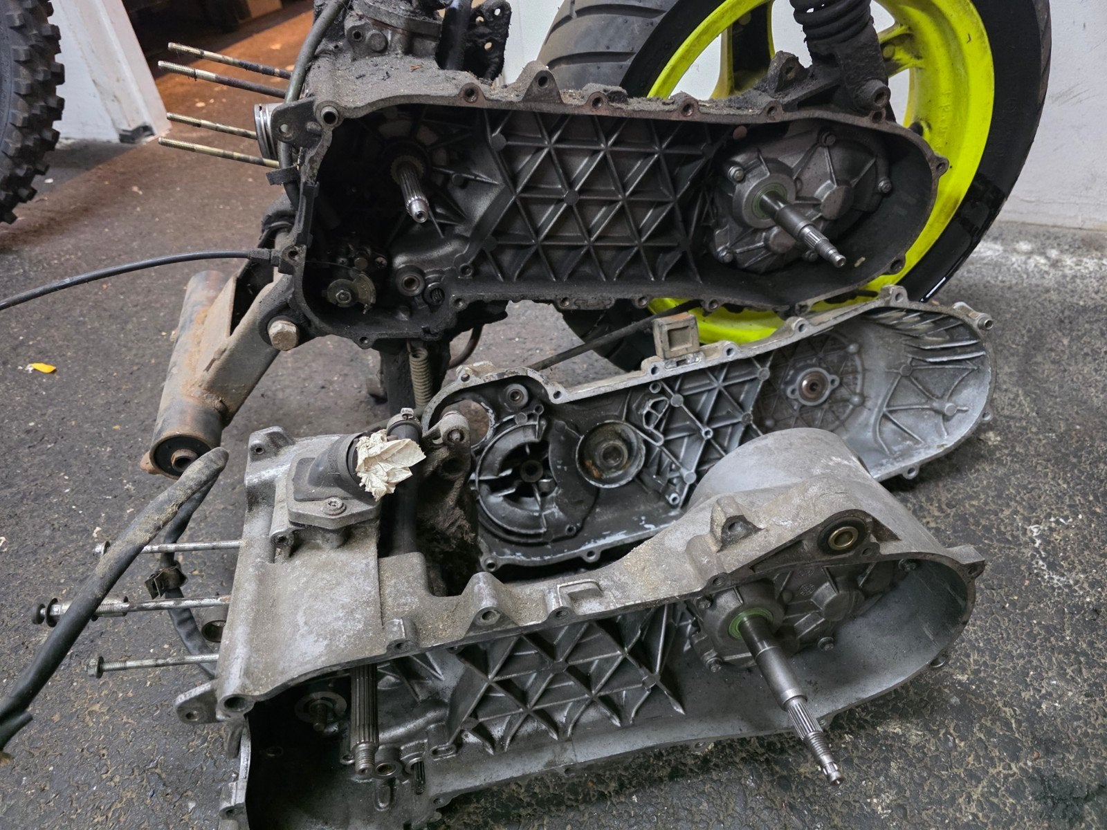 piaggio zip carter, runner carter 50cc, Ophalen, Zo goed als nieuw, Blok, Piaggio