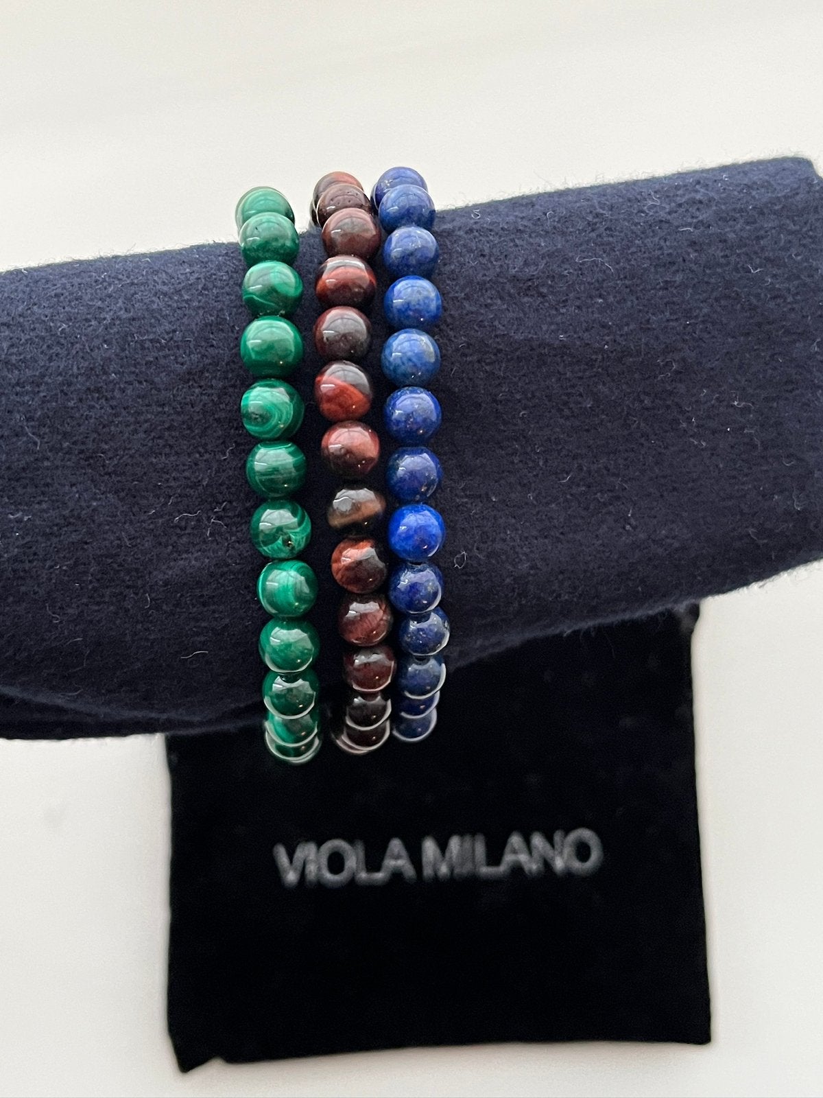 Viola Milano horloge heren 6 mm armbanden. Handmade in Italy, Ophalen of Verzenden, Nieuw, Overige kleuren