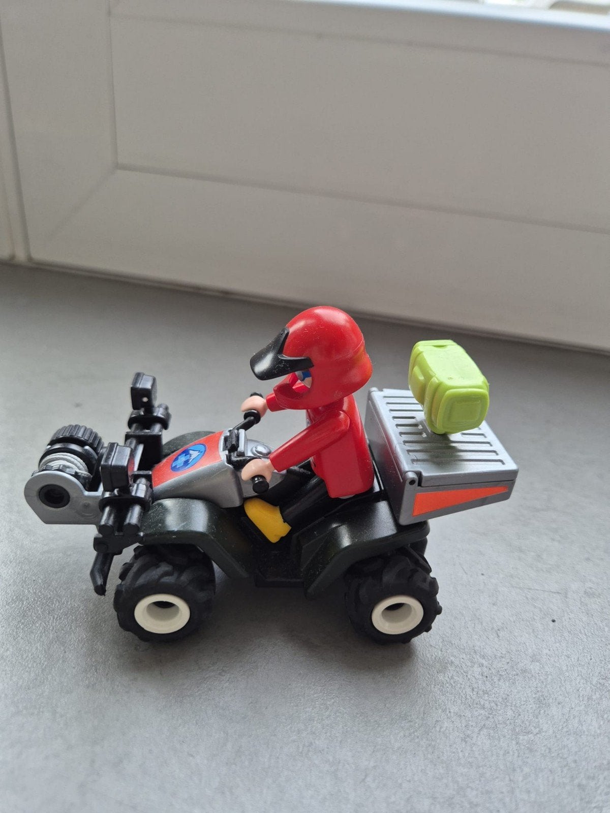 Playmobile quad in de bergen, Gebruikt, Complete set, Voertuig, Ophalen of Verzenden