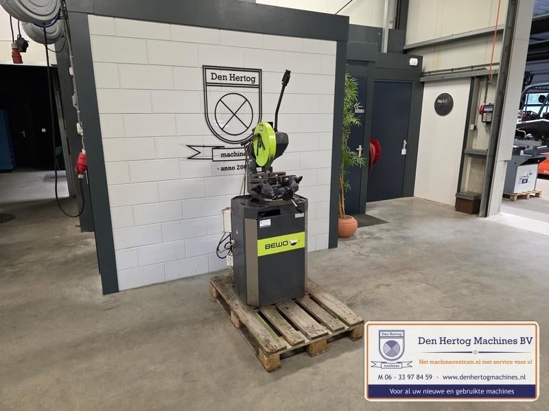 BEWO cpo 315 LT 100x100mm RVS zagen met koeling 400V, Ophalen, Gebruikt, Bewo, Afkortzaag