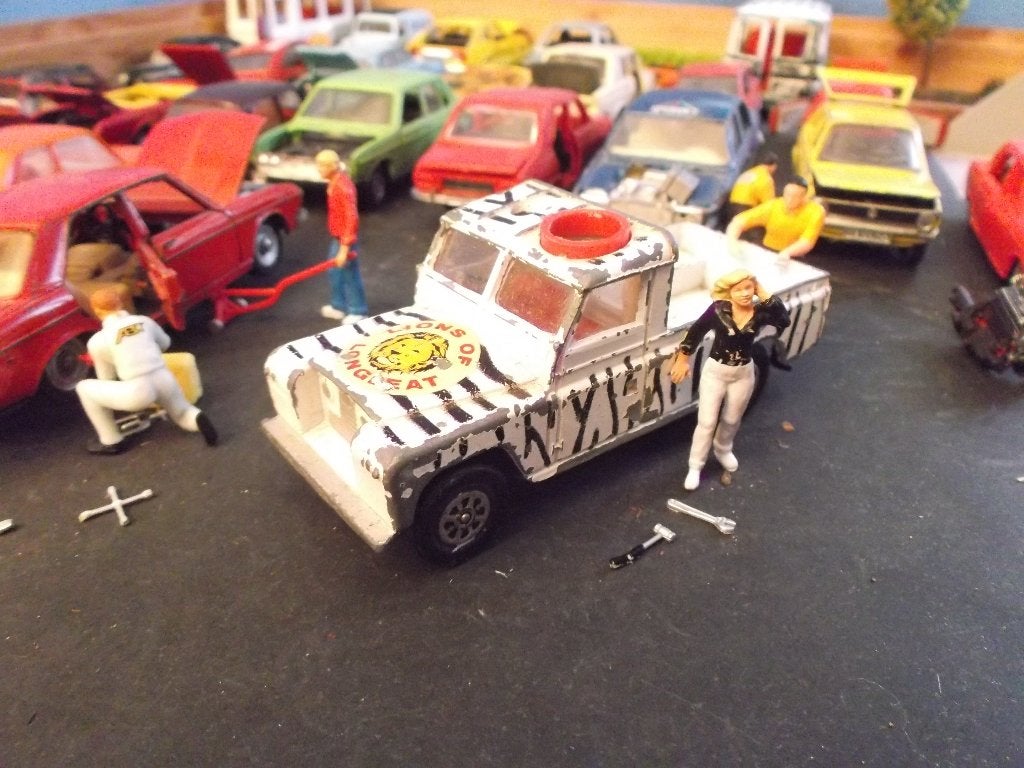 1/43 Land Rover Lions of Longbeat Safari - Corgi Whizzwheels, Ophalen of Verzenden, Gebruikt, Auto, Corgi