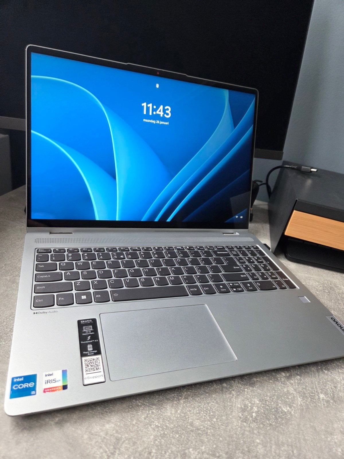 Lenovo 16 inch! Ideapad Flex 5 met touch en vingerafdrukscan, Computers en Software, Windows Laptops, Lenovo Ideapad, Gebruikt
