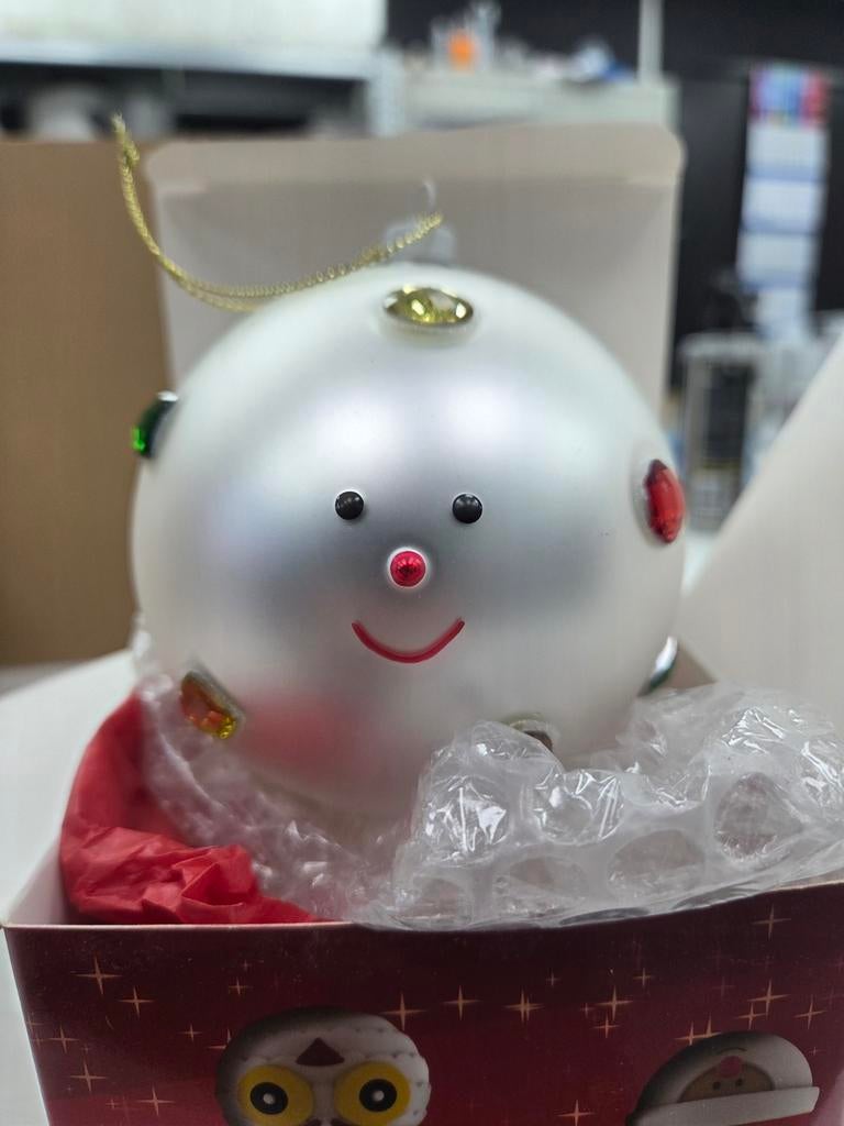 Alessi kerstballen glas- Fioccodineve nr 15, Diversen, Kerst, Ophalen of Verzenden, Nieuw