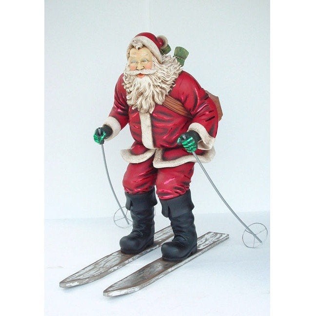 Santa on Skis – Kerstman Hoogte 155 cm