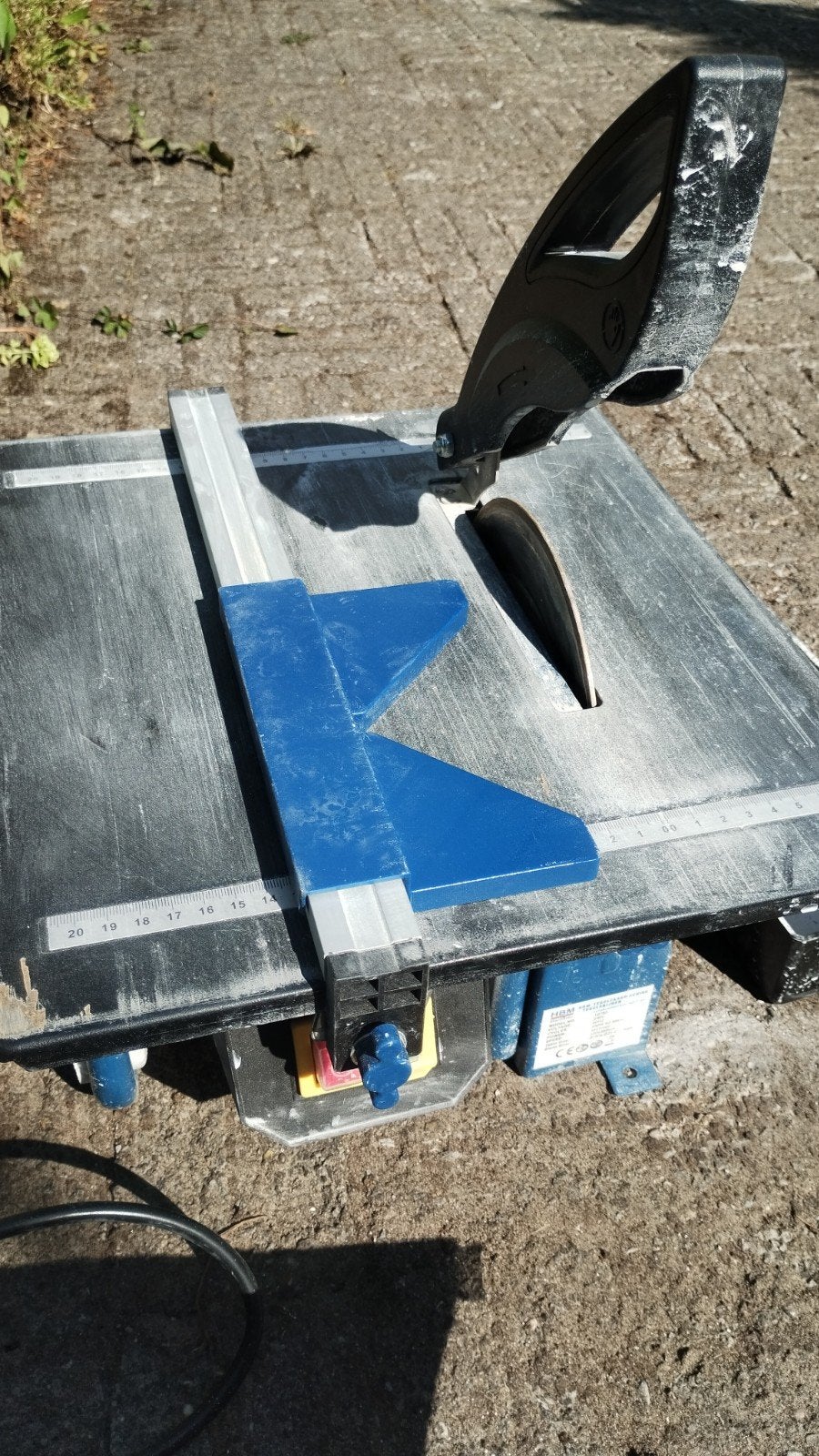 Tegelzaag 450W, Doe-het-zelf en Verbouw, Gereedschap | Zaagmachines, Ophalen, 600 tot 1200 watt, Cirkelzaag, 30 tot 70 mm