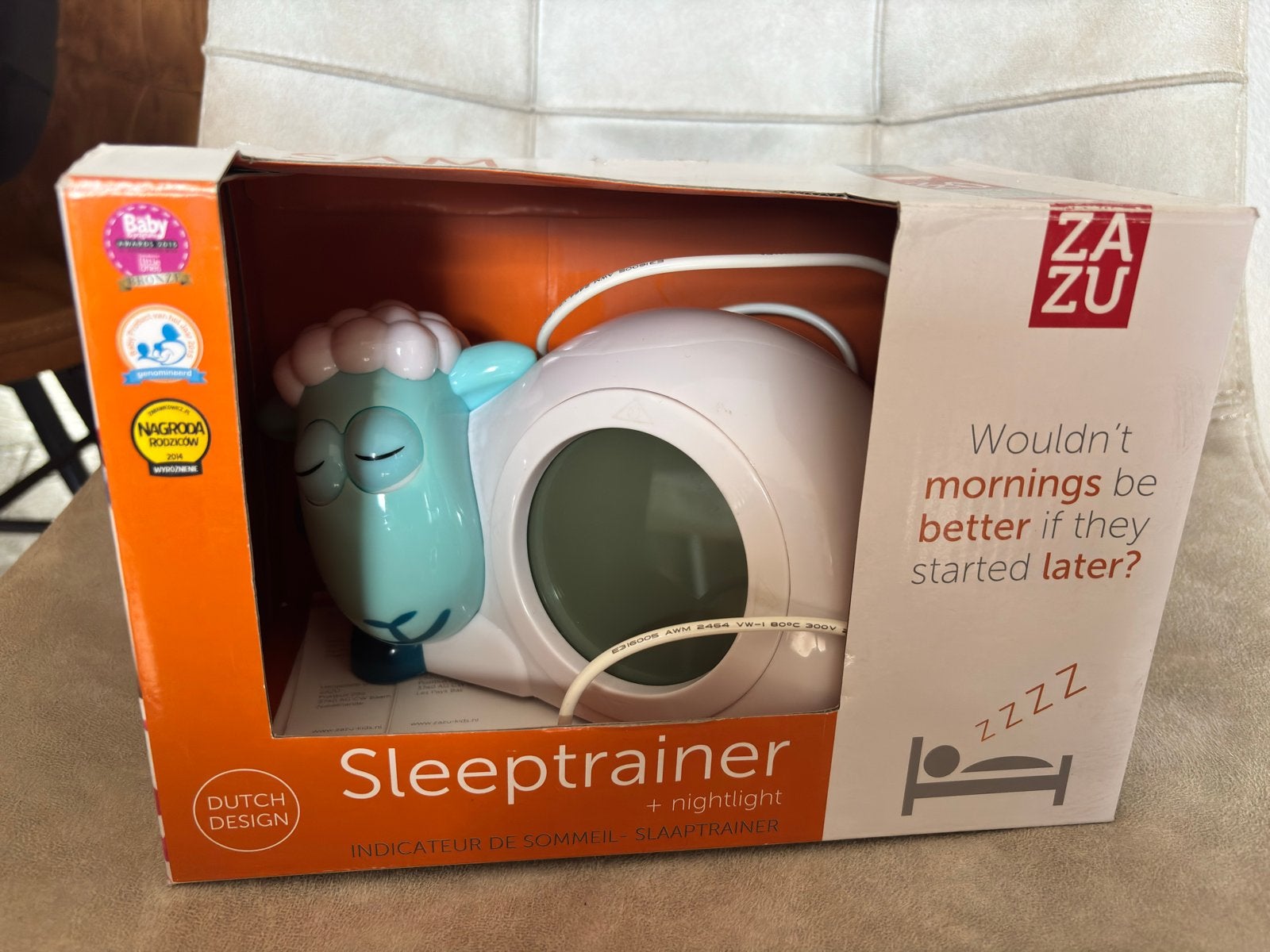 ZAZU Schaap Sleeptrainer + Nachtlampje - Zo goed als nieuw, Ophalen, Zo goed als nieuw