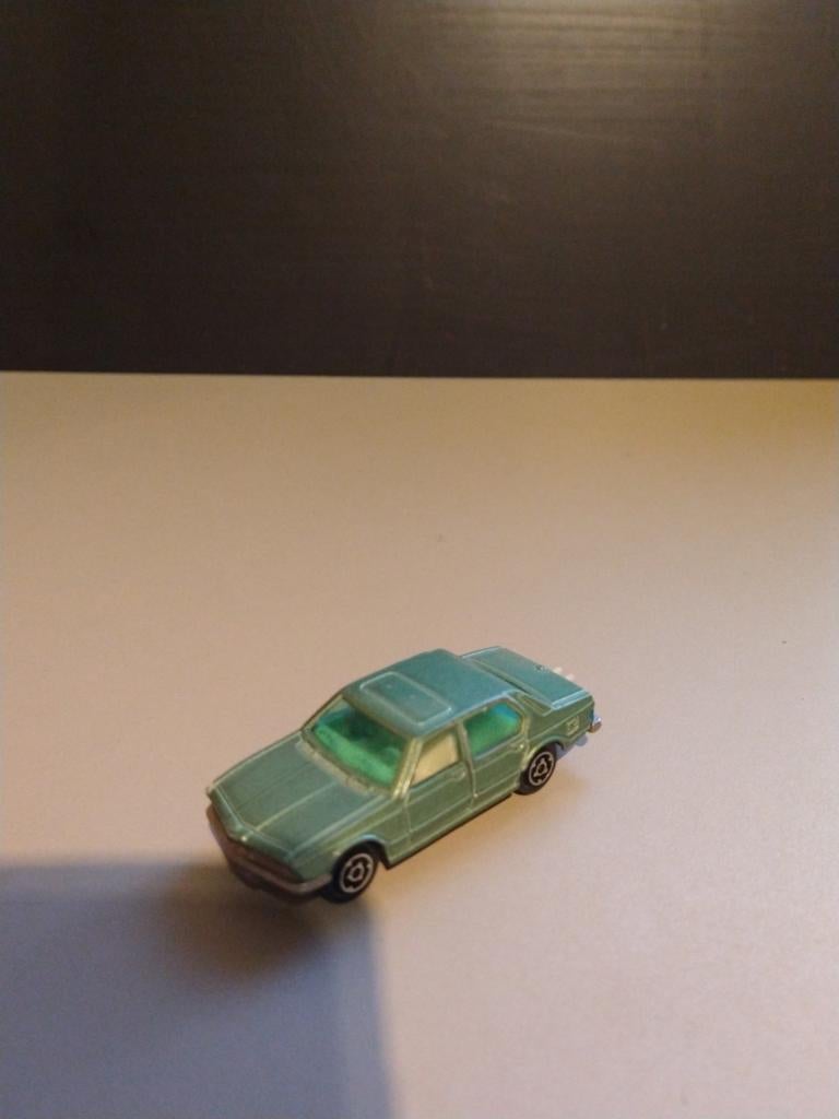 Majorette BMW 733i - Groen - Schaal 1/60, Ophalen of Verzenden, Gebruikt, Auto