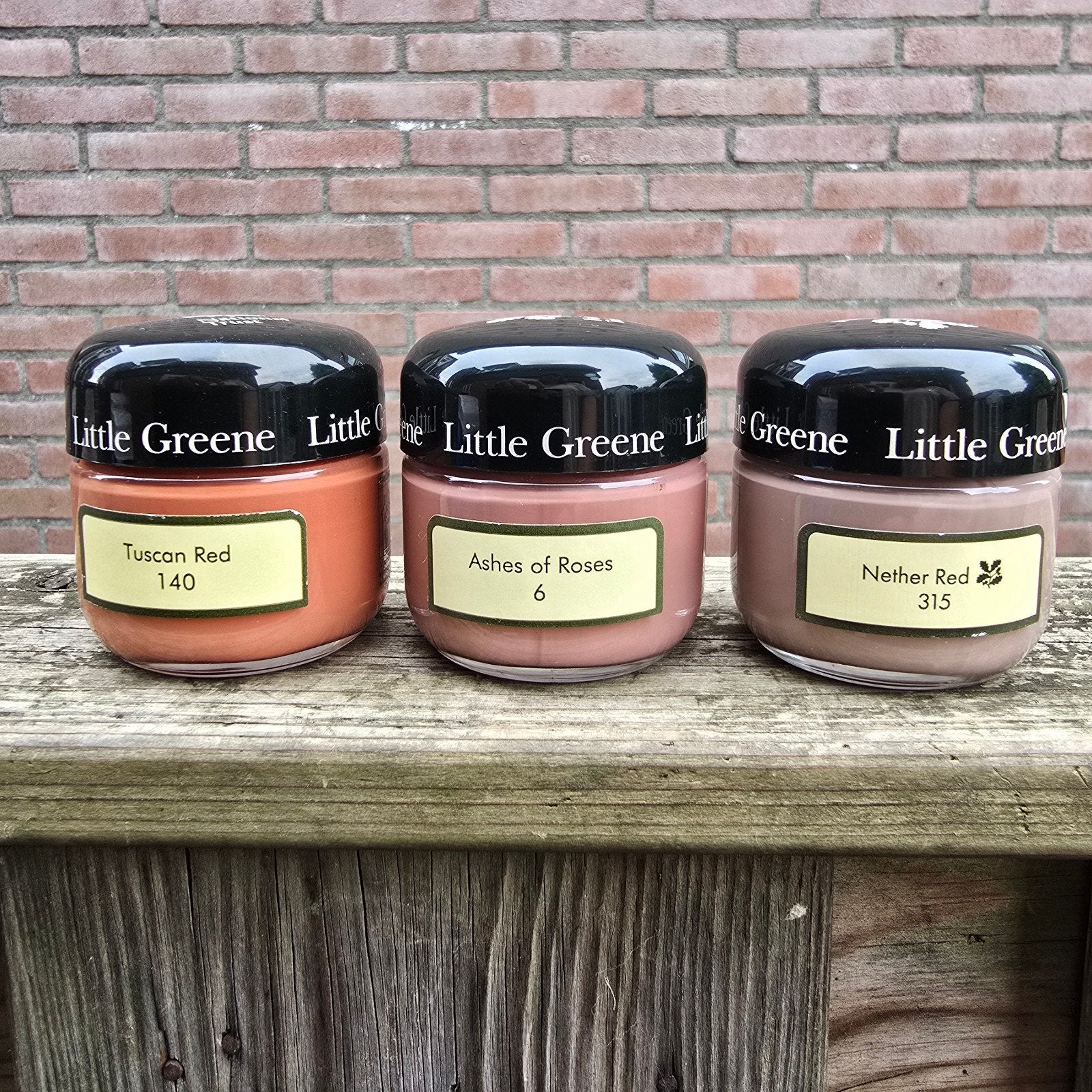 Little Greene Verf proefpotjes, Minder dan 5 liter, Ophalen of Verzenden, Gebruikt, Verf