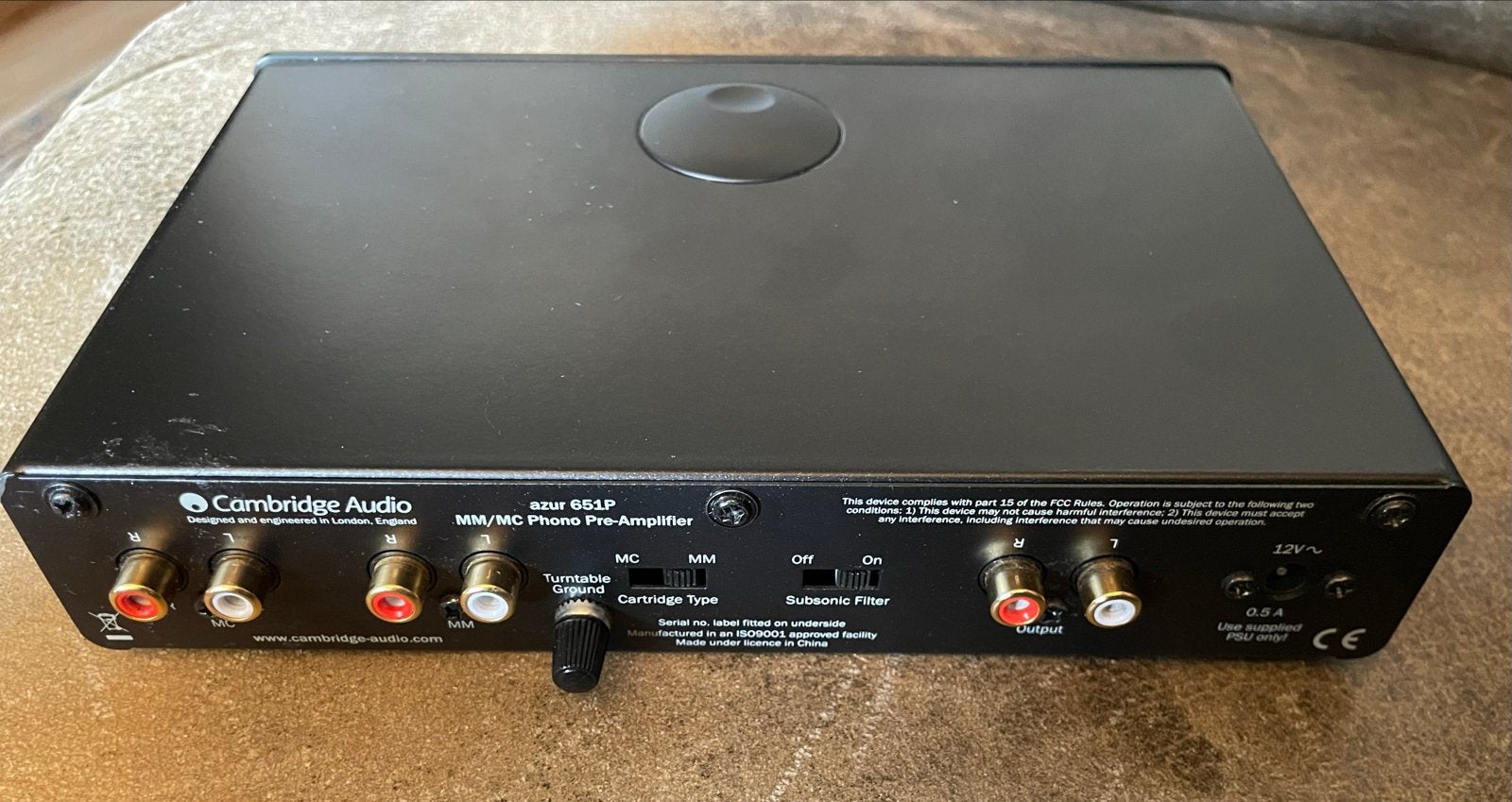Cambridge Audio 651P MM/MC Phono Voorversterker - Defect, Ophalen of Verzenden, Niet werkend, Overige merken