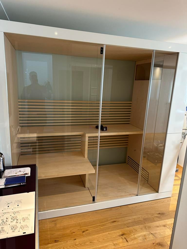 Luxe Duravit inipi sauna, Ophalen, Zo goed als nieuw, Infrarood, Complete sauna