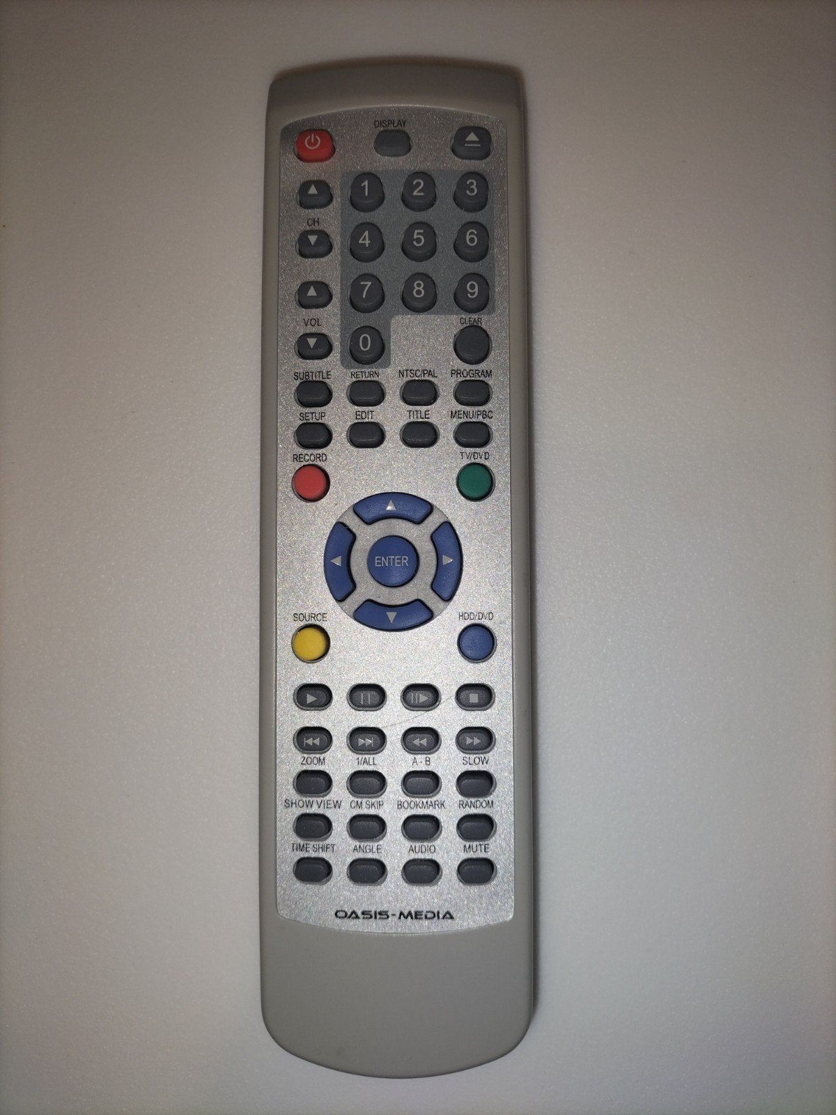 Oasis-Media Afstandsbediening voor DVD-recorders, Ophalen of Verzenden, Gebruikt, Origineel, Dvd