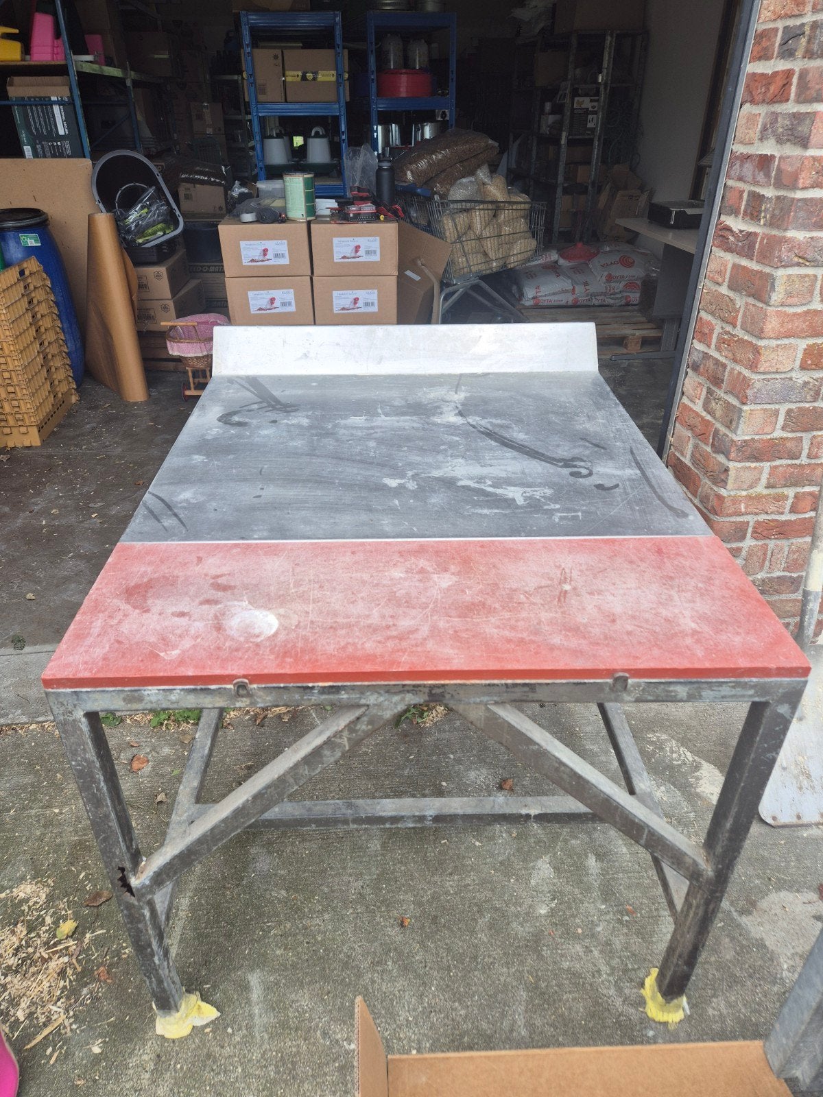 RVS Werktafel - 100x122x91 cm - Robuust en Duurzaam, Ophalen of Verzenden