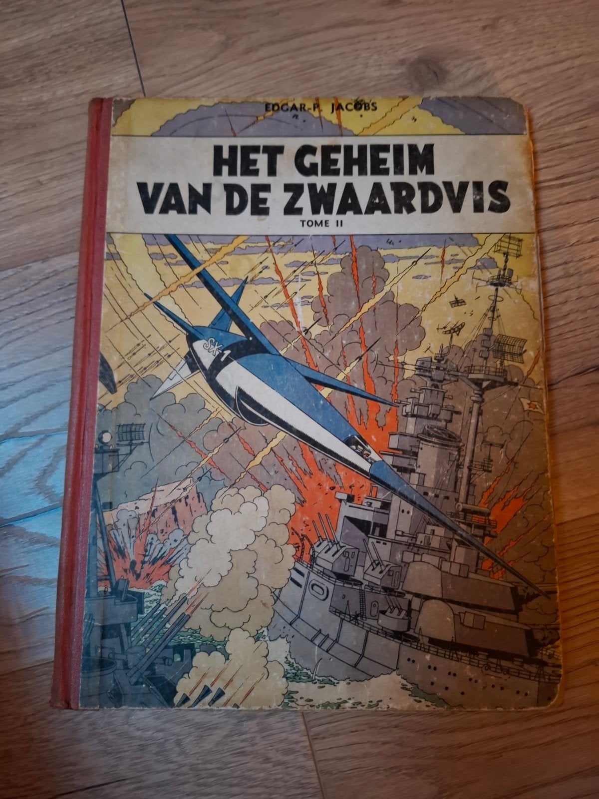 Het Geheim van de Zwaardvis Tome II - Edgar P. Jacobs (1953), Eén stripboek, Ophalen of Verzenden, Gelezen, Edgar P. Jacobs