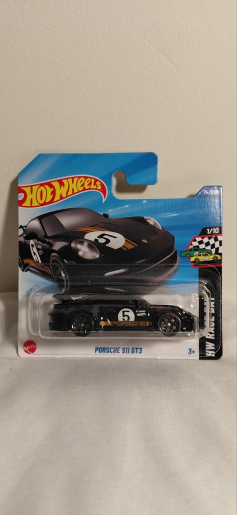 Hot Wheels Porsche 911 GT3 Zwart - Nieuw in verpakking, Ophalen of Verzenden