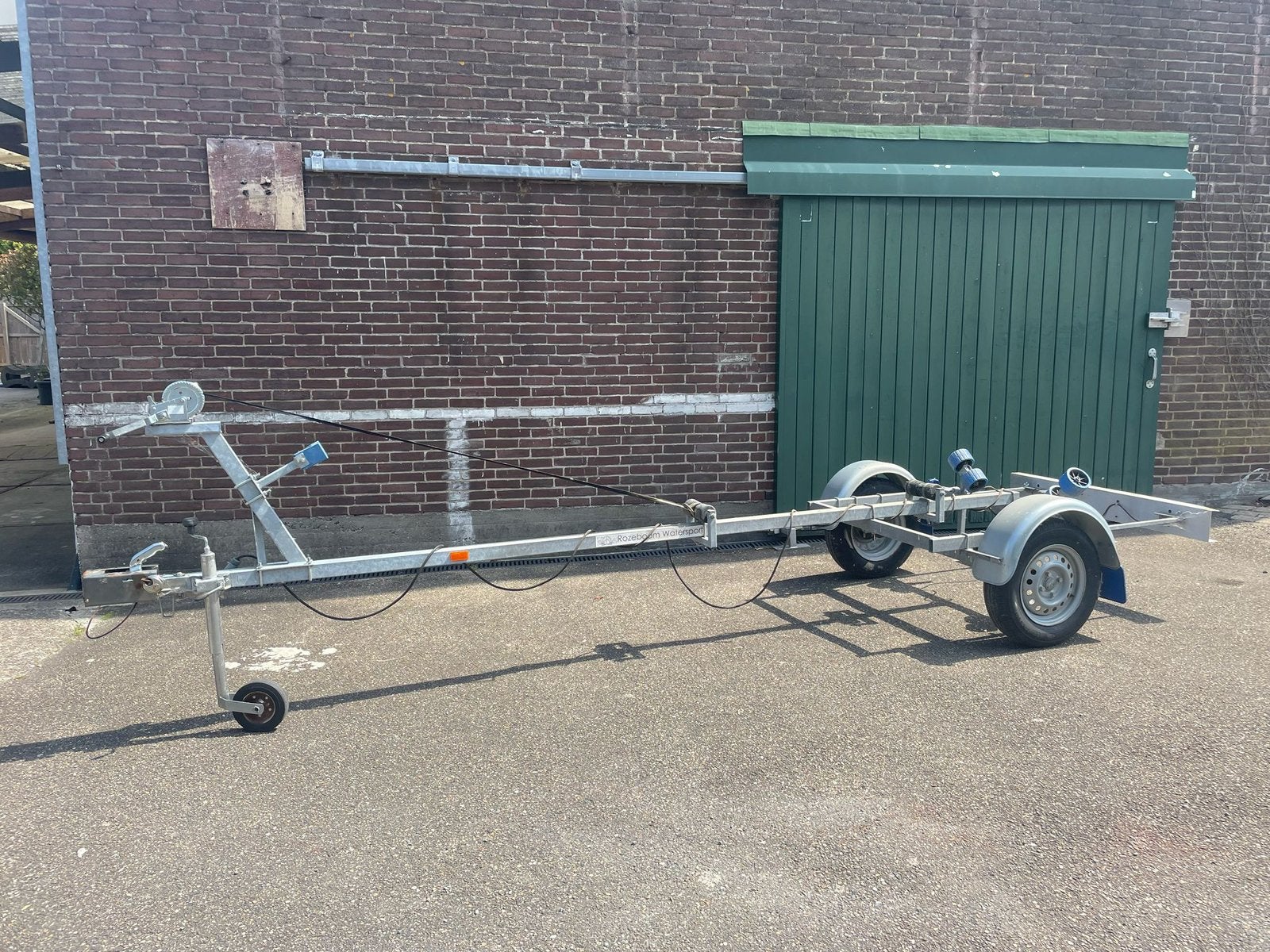 Boottrailer 650 kilo TTH 5 meter, Watersport en Boten, Ophalen, Gebruikt, Overige typen