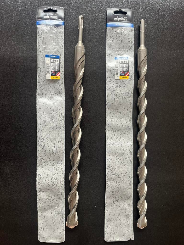 Sds plus betonboor 22mm x 450 x 400 merk alpen, Doe-het-zelf en Verbouw, Gereedschap | Boormachines, Ophalen of Verzenden, Zo goed als nieuw