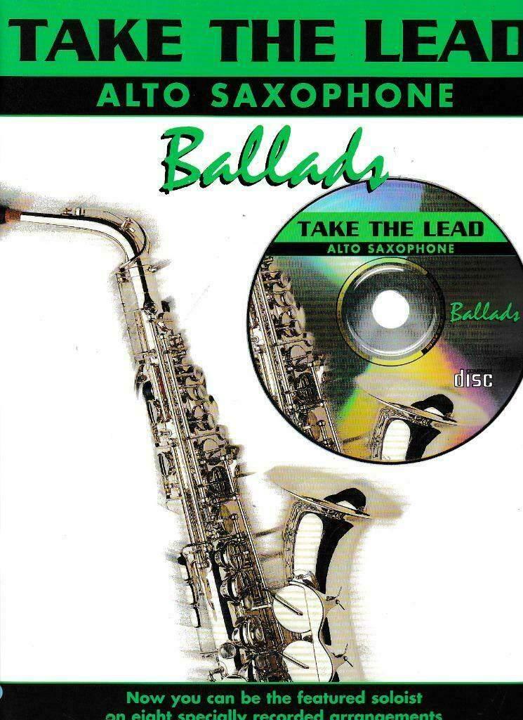 altsaxofoon : TAKE THE LEAD: BALLADS + cd-geweldig! netjes, Gebruikt, Overige genres, Saxofoon, Ophalen of Verzenden