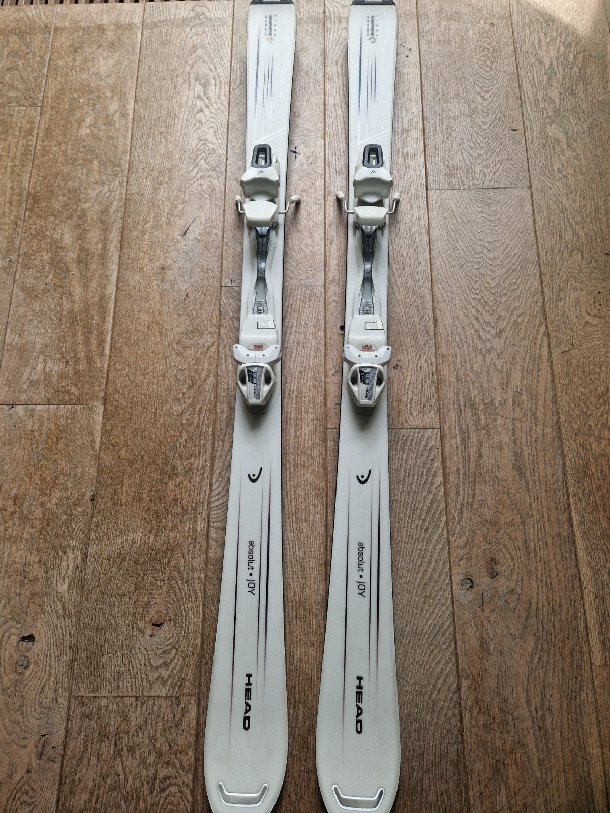 Head Absolute Joy Ski's met bindingen en stokken, 140 tot 160 cm, Gebruikt, Ophalen of Verzenden, Head