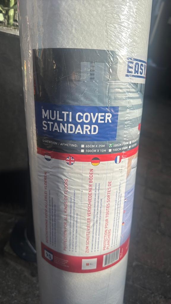 Easydek Multi Cover Standard Afdekfolie 100cm x 25m, Ophalen of Verzenden, Nieuw, 15 m² of meer, Folie