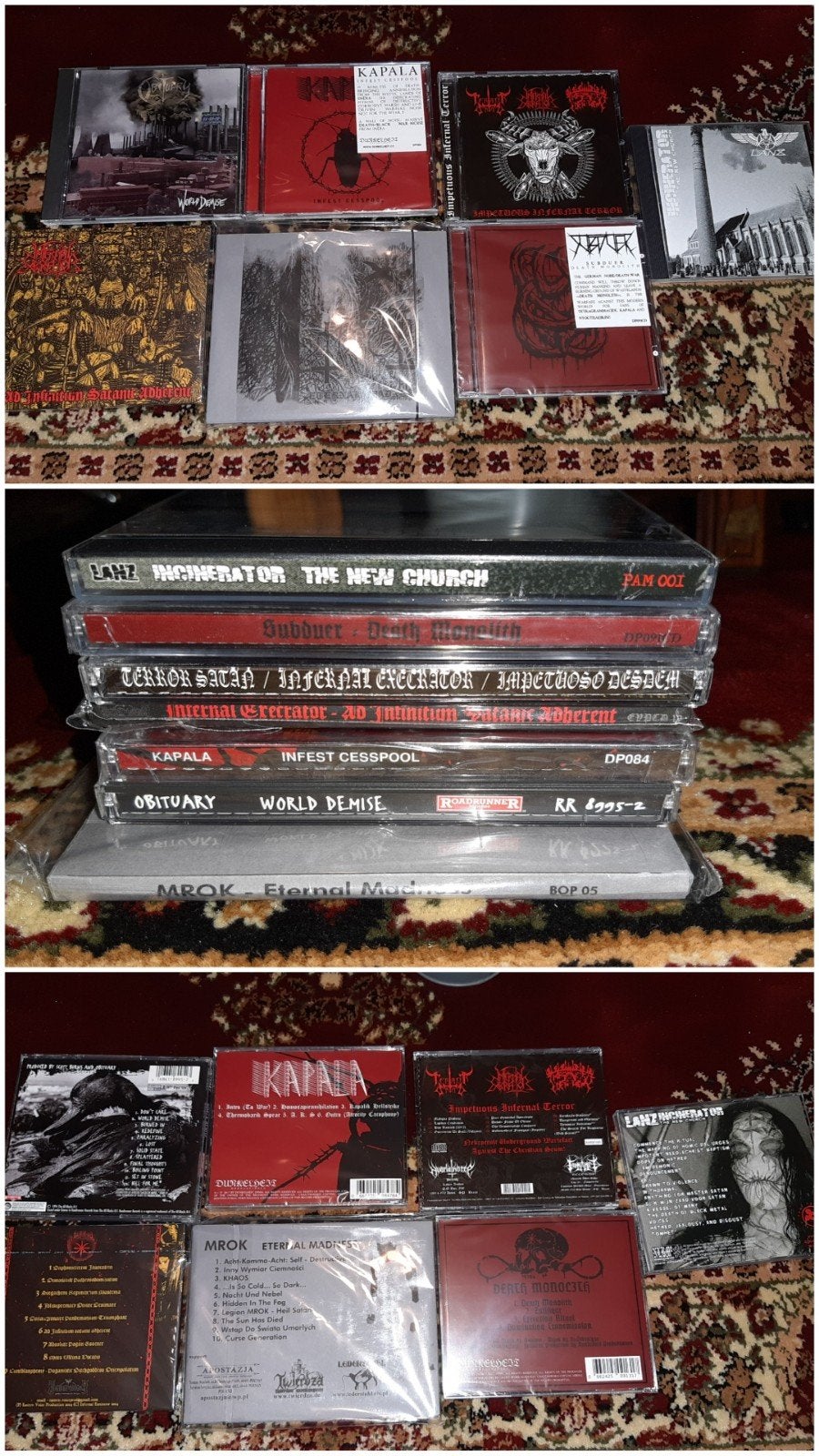 Lotje (black en death) metal cd's 7 stuks nieuw, Cd's en Dvd's, Inclusief doosje, Ophalen of Verzenden, Zo goed als nieuw, Death metal
