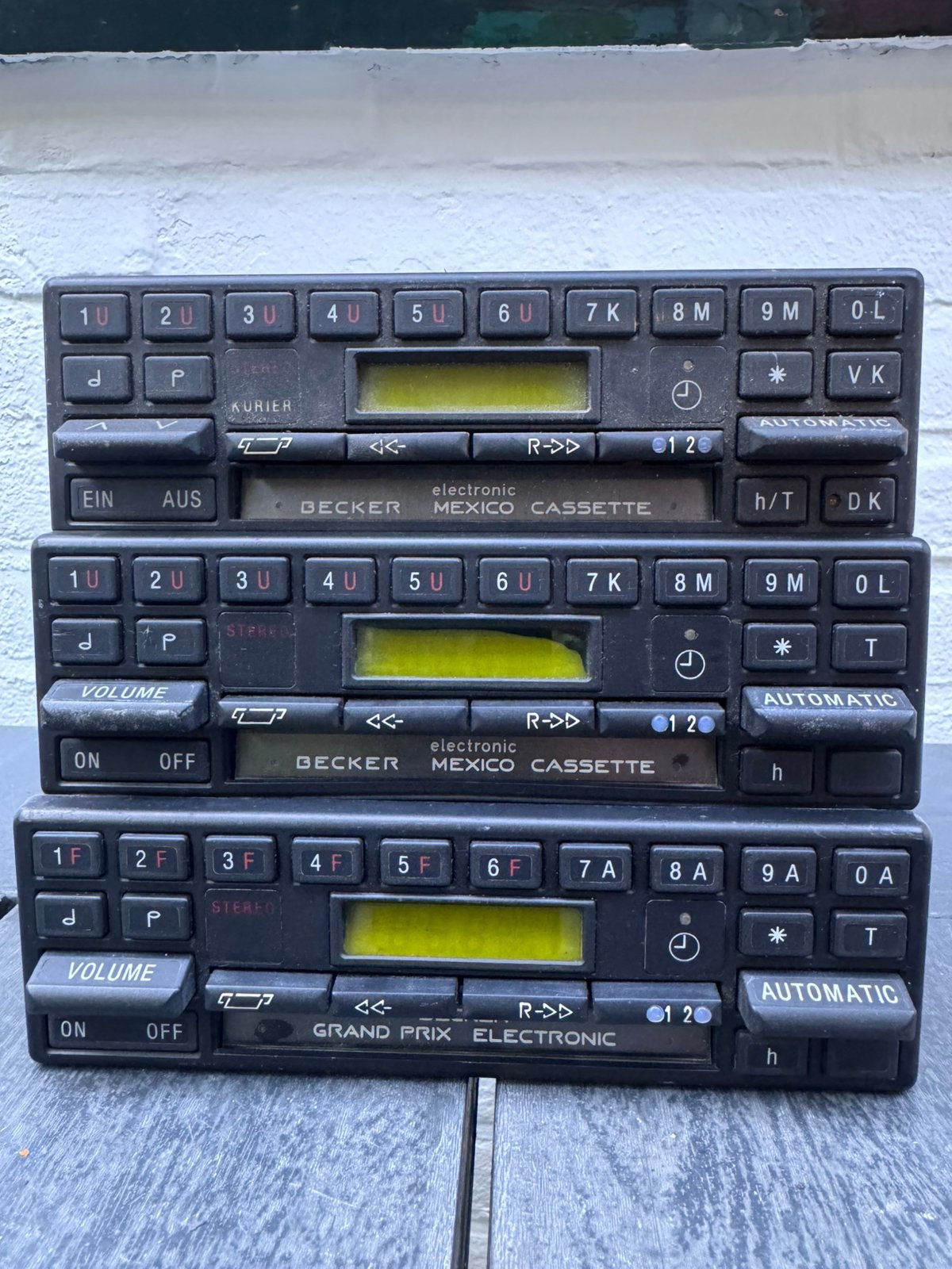 Becker Electronic 2x Mexico en 1x Grand Prix, Ophalen of Verzenden, Gebruikt