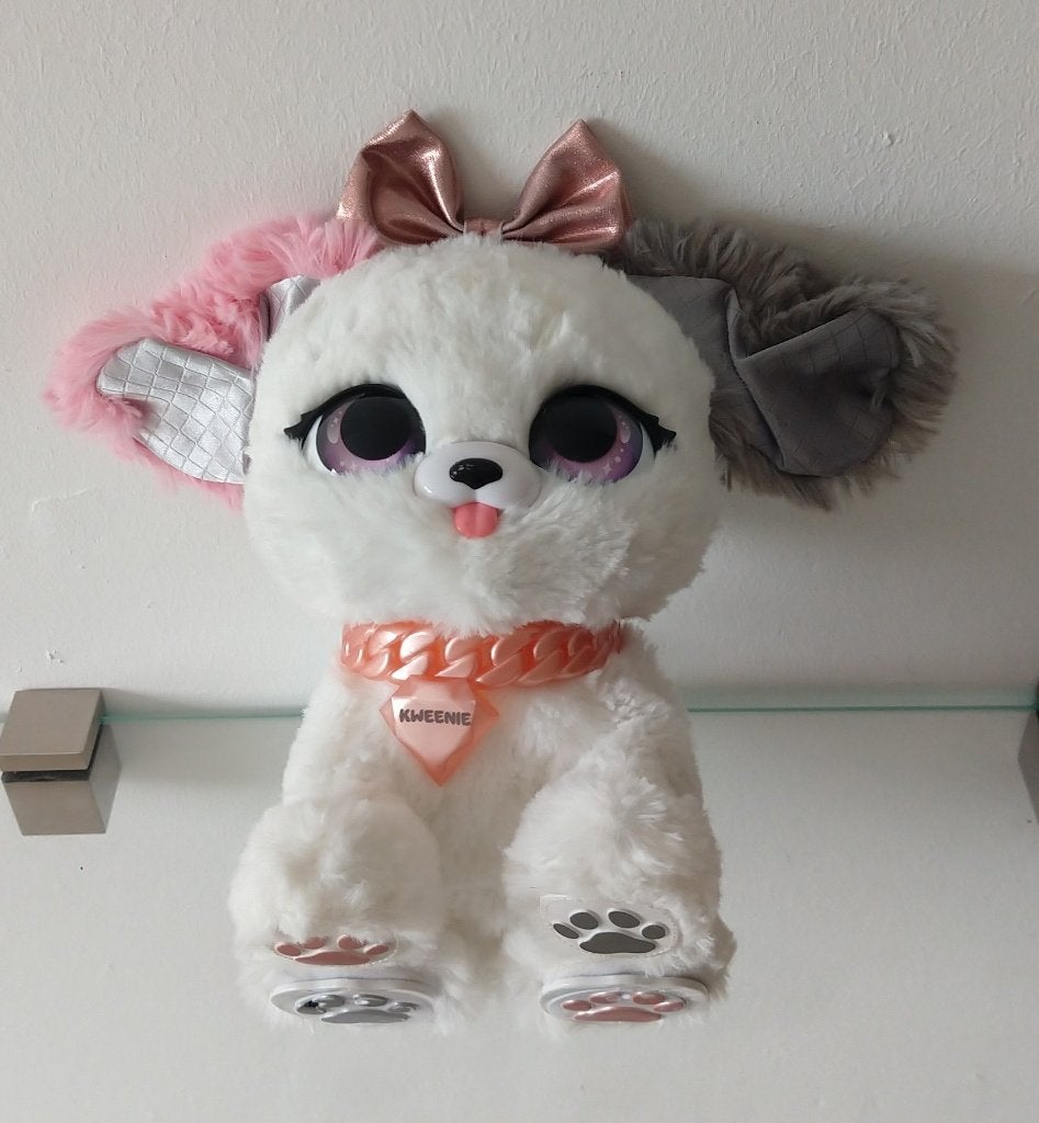 Pets plush hondje, interactief, volgnr 20, Overige merken, Zo goed als nieuw, Middelgroot (20 tot 80 cm), Wit