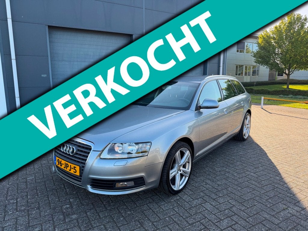 Audi A6 Avant 2.0 TFSI Business Edition Automaat 2009, Euro 5, Stof, Gebruikt, Zwart