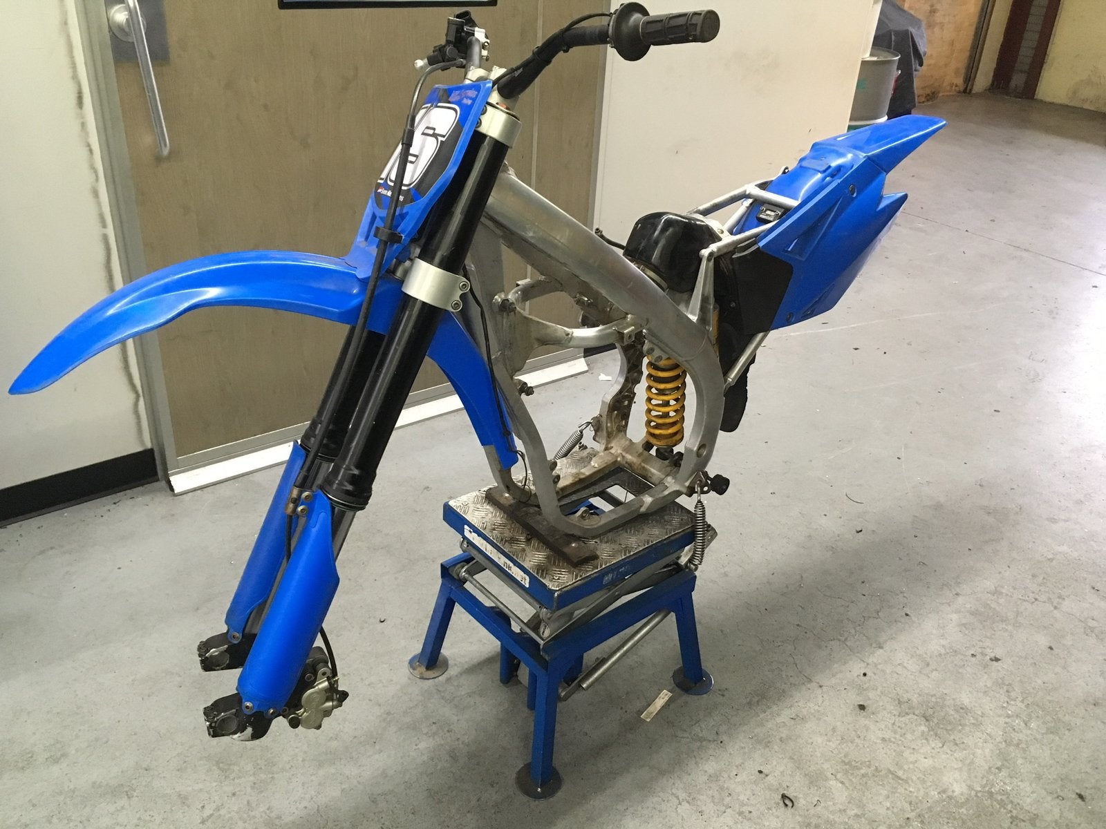 tm racing frame 450f radiateur, Ophalen, Gebruikt