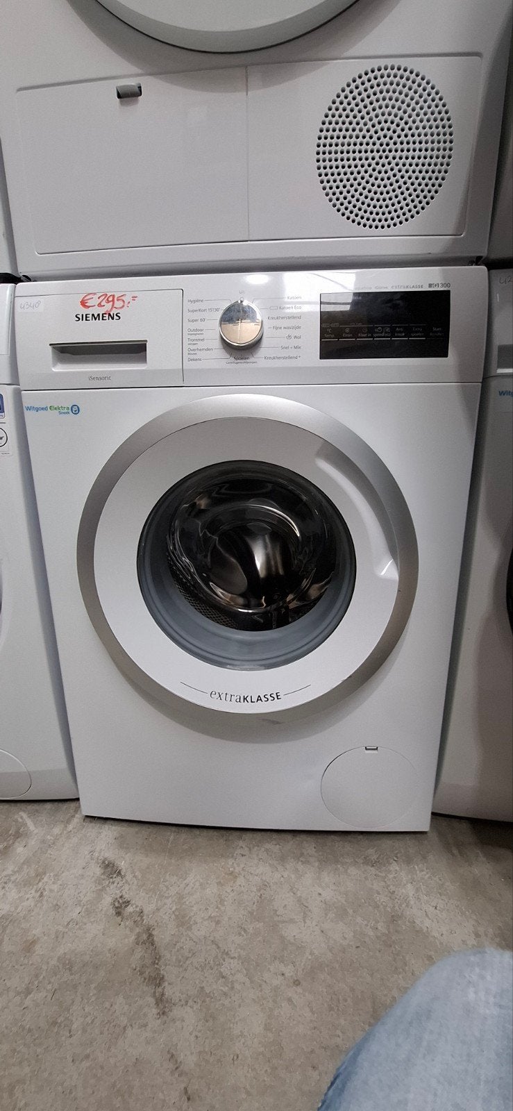 Siemens IQ300 wasmachine, 6 maand garantie 4348, Witgoed en Apparatuur, Ophalen, Minder dan 85 cm, Voorlader, 1200 tot 1600 toeren