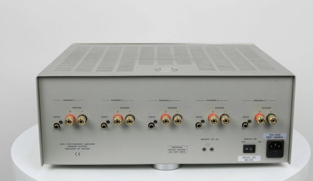 Primare 30.5 hoogwaardige vijf-kanaals eindversterker, Overige merken, Ophalen of Verzenden, N.v.t, 120 watt of meer